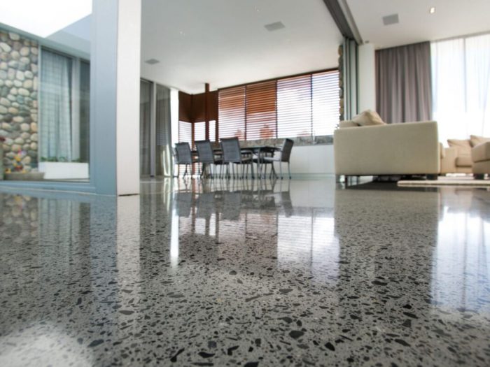 Terrazzo Cốt Liệu Thạch Anh Trắng